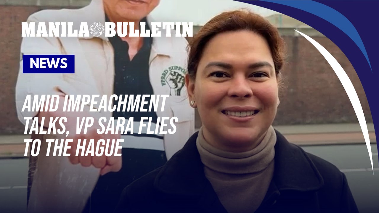 Amid impeachment talks, VP Sara flies to The Hague, says she's 'doing well'