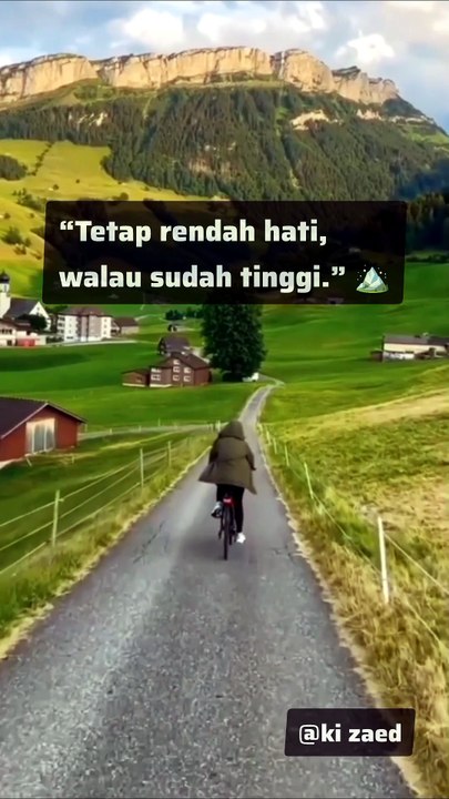 tetap rendah hati