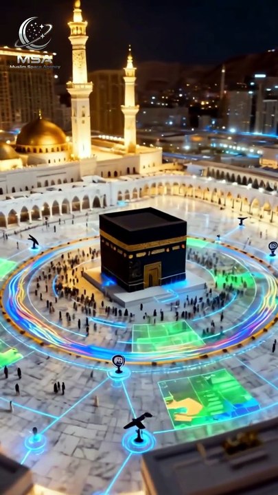 What does the most sacred site on Earth look like from the International Space Station?