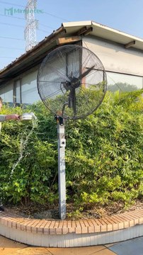 Mingletec BLDC industrial wall fan with switch #mingletec #BLDC #industrialfan #wallfan #switch #factory #warehouse #outdoor #manufacturer #fyp
