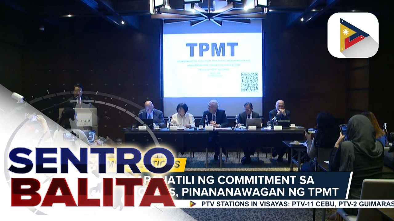 Third Party Monitoring Team, kumpiyansang matutuloy ang kauna-unahang BARMM Parliamentary elections; 'normalization track', patuloy na tinututukan | ulat ni Sheila Natividad
