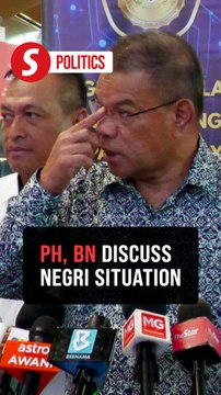 Pakatan, Barisan leaders to meet on Negri situation, says Saifuddin