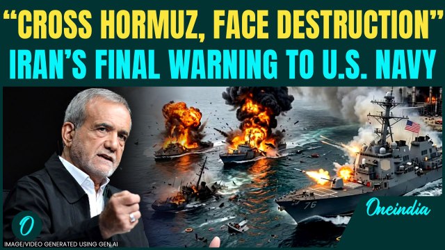 Iran Vows To DESTROY U.S Vessels Entering Hormuz After South Korea-Linked Ship Attack