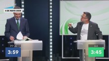 El rifirrafe entre García y Moreno, en vídeo