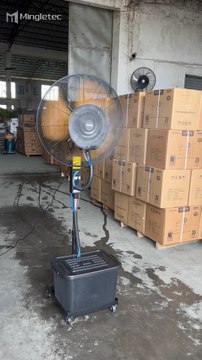 Mingletec brushless fully sealed DC motor industrial mist fan #mingletec #brushless #DCmotor #industrialfan #mistfan #factory #warehouse #outdoor #manufacturer #fyp