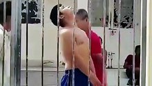 happy boy in mental hospital