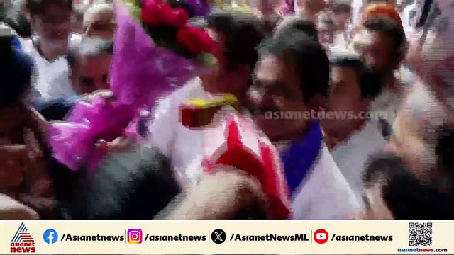 കേരളത്തിലെ യുഡിഎഫ് വിജയം; കെസി വേണു​ഗോപാലിന് ദില്ലിയിൽ വൻ സ്വീകരണം