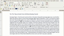 Best Way to Stretch Text in MS Word