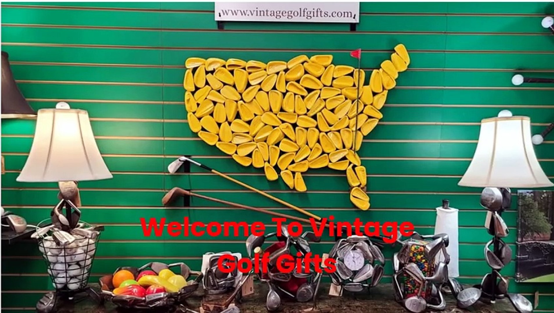 ⁣Vintage Golf Gifts : Golf Club Home Décor in Marietta, GA