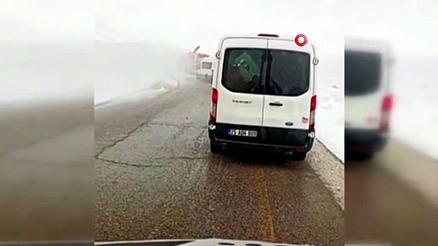 Mayıs ayında kar esareti: Tipi bastırdı, sürücüler mahsur kaldı