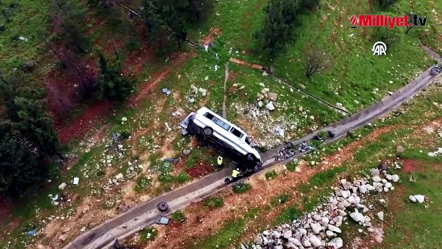 Gaziantep'te işçi servisi devrildi: 16 yaralı