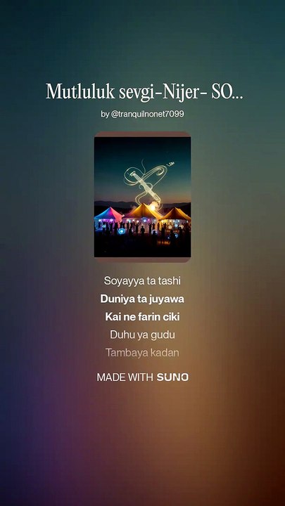 Mutluluk sevgi-Nijer- SOYAYYA CE FARIN CIKI-