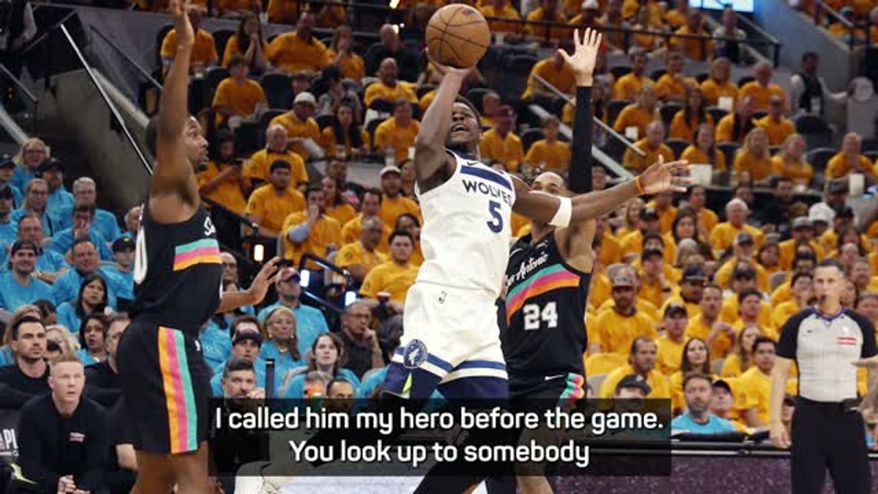 Timberwolves celebrate 'hero' Edwards after sea...