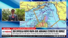 Irã divulga mapa com área sob controle no Estreito de Ormuz