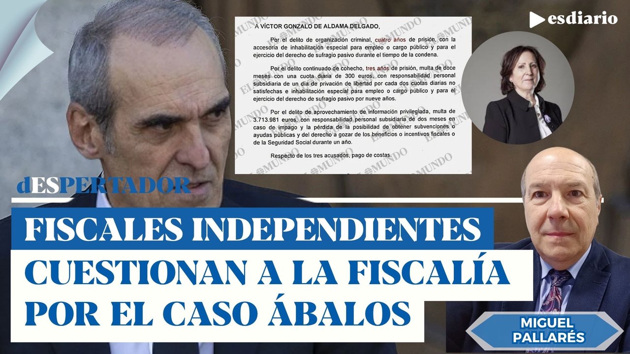 Los fiscales independientes cuestionan a la fiscalía en su maniobra para controlar el caso Ábalos