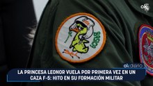 La Princesa Leonor vuela por primera vez en un caza F-5: hito en su formación militar