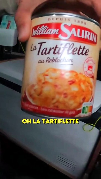 Maxi tartiflette dans le van !
