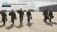 Así fue el primer vuelo de la princesa Leonor en un avión de combate