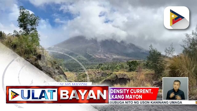 Pagbabantay sa border control point ng Bulkang Mayon, pinaigting matapos ang muling pag-agos ng uson | ulat ni Garry Carillo ng Radyo Pilipinas Albay