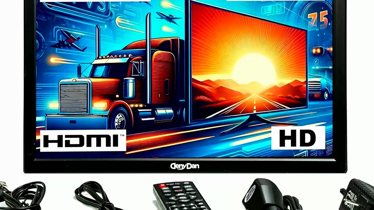 DenyDan 16-Inch Travel TV Review & Unboxing