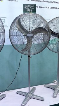 Mingletec high quality IP54 grade BLDC industrial fan, fully sealed motor, dust proof, water proof, smoke proof #mingletec#IP54#industrialfan#BLDCfan#factory#warehouse#outdoor#manufacturer#fyp