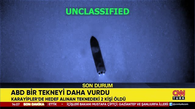 ABD, 'uyuşturucu kaçakçılığı' iddiasıyla Karayipler’de bir tekneyi vurdu: 2 ölü