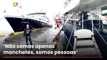 Influenciador mostra interior do cruzeiro dias antes de mortes por suspeita de hantavírus