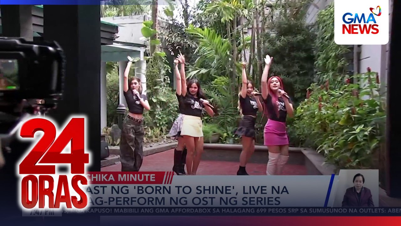 Cast ng 'Born to Shine', live na nag-perform ng OST ng series | 24 Oras
