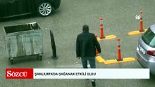 Şanlıurfa'da sağanak etkili oldu
