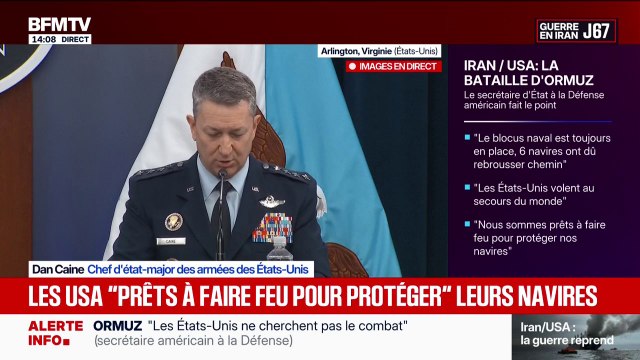 Iran: l'armée américaine prête à reprendre des opérations majeures de combat si nécessaire , assure le chef d'état-major
