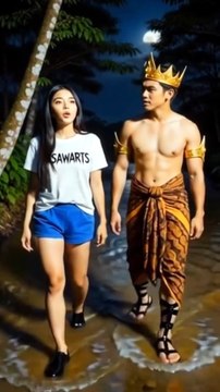 Gadis dan pangeran buaya putih #foryou #scary #ghost #penampakan #hantu #explore #siluman #fyp #trending