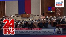 ‘Conscience vote’ ang paiiralin umano ng NUP at Liberal Party sa botohan sa plenaryo | 24 Oras