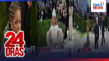Met Gala red carpet, tila living canvas dahil sa suot ng rumampang celebrities | 24 Oras