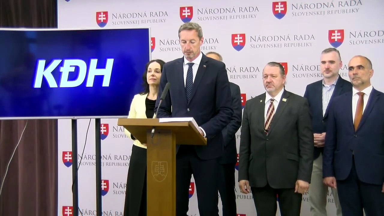 ZÁZNAM: KDH: Nové eurofondy musia naštartovať regióny