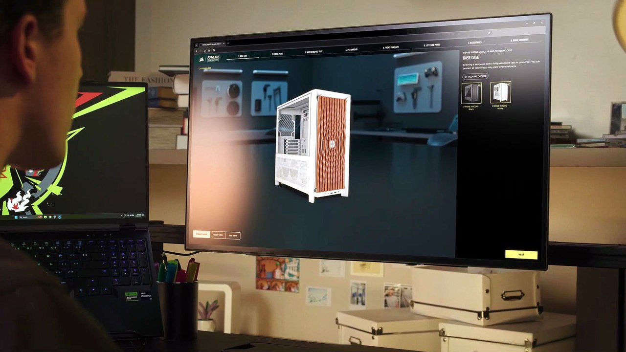 Mit dem Frame Configurator von Corsair könnt ihr euer eigenes PC-Gehäuse entwerfen