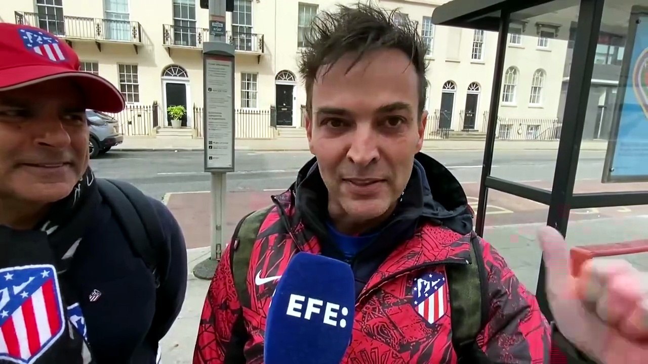 Los seguidores del Atleti confían en el pase a la final de la Champions League