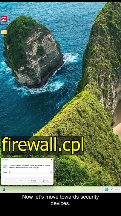 How to Open Firewall Settings Using Run Command in Windows #windows #microsoft #tech #tutorial