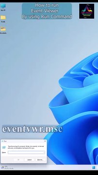 How to Open Event Viewer Quickly #windows #microsoft #computer