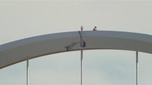 Protester Enters Day FOUR on Top of DC Bridge — Still No Signs of Coming Down