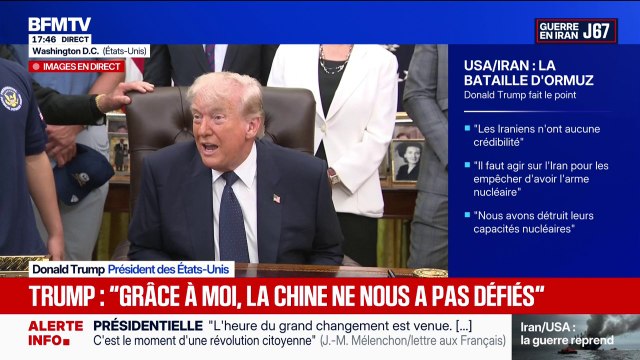 Les Iraniens ont envie de manifester , affirme Donald Trump