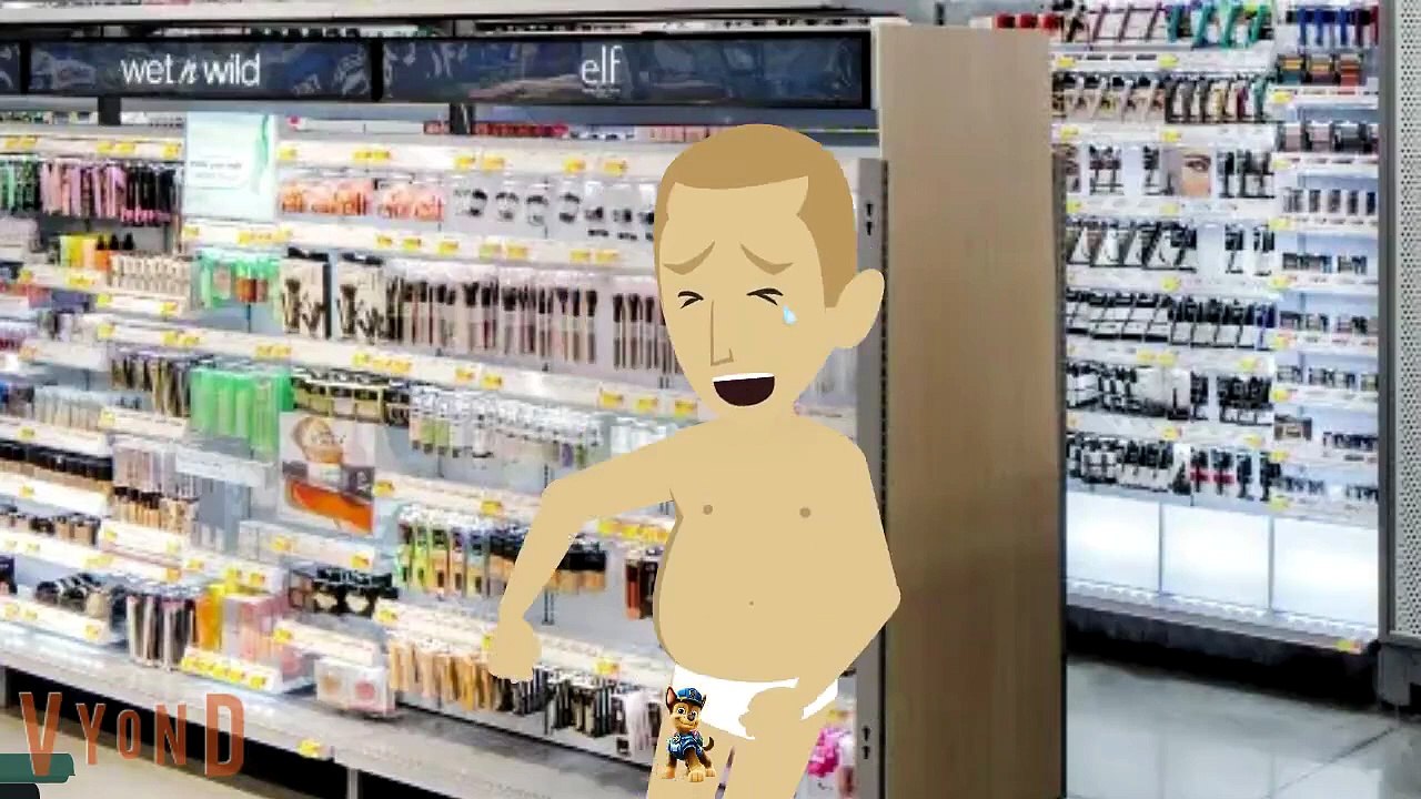 Childish Dad Wears Diapers at Walmart [REUPLOADED]