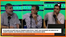 Ecología aclaró que la trampa para peces Parí que desarmó un arroyo de Campo Ramón, no pertenecía a ninguna comunidad Mbyá