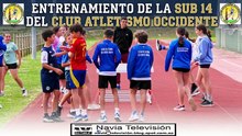 ENTRENAMIENTO DE LA CATEGORIA SUB 14 DEL CAO NAVIA ATLETISMO 2026