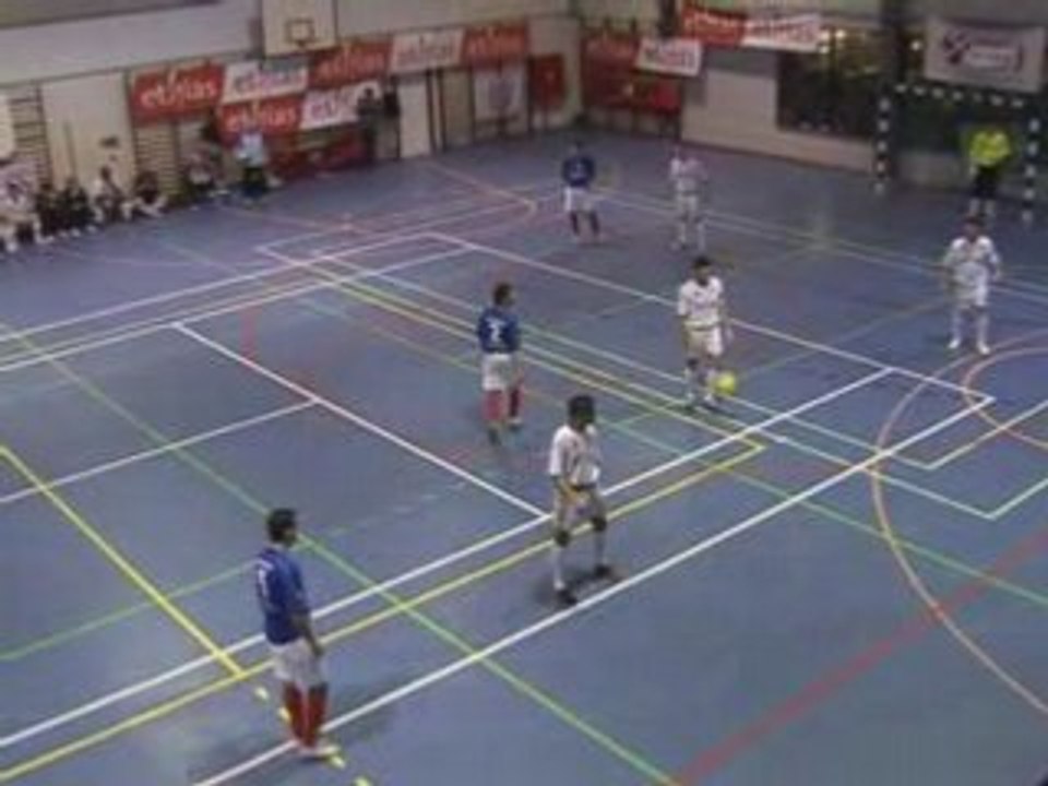 Eurofutsal 2008 : Belgique - France (MT 1+2)