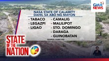 8 Albay areas under state of calamity due to Mayon ashfall | SONA