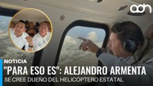 "Para eso es": Alejandro Armenta se cree dueño del helicóptero estatal