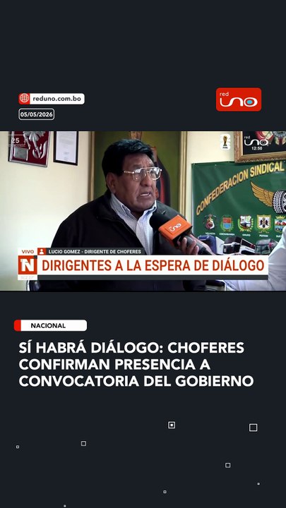 Sí habrá diálogo: choferes confirman presencia a convocatoria del Gobierno