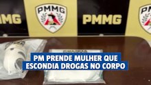 PM prende mulher que escondia drogas no corpo