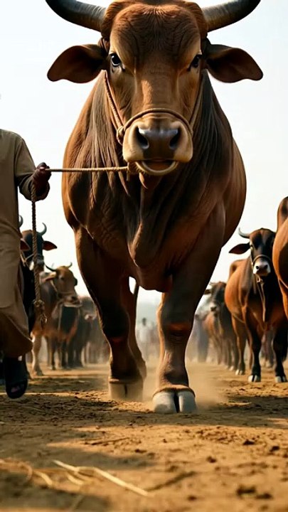 Massive Bull in South Asian Mandi 🐂 | Ultra Re...