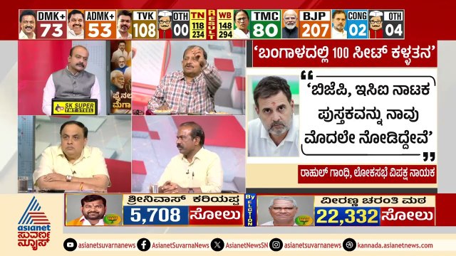 ಜಡ್ಜ್‌ಗಳನ್ನೇ ಕಿಡ್ನಾಪ್ ಮಾಡಿದ್ರಾ ಮಮತಾ? | West Bengal Results | BJP Victory | Suvarna News Discussion